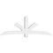 Ekena Millwork Davenport Architectural Grade PVC Gable Bracket, 96"W x 36"H x 6"D x 6"F, 9/12 Pitch GBP096X36X0606DAV00 - alternate 5